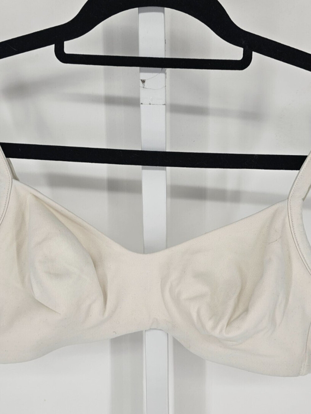 Vintage Y2K Victorias Secret Womens Sz 36C Lightly Lined T Shirt Bra Solid Ivory